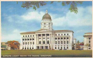 Supreme Court Facing Padang Singapore postcard