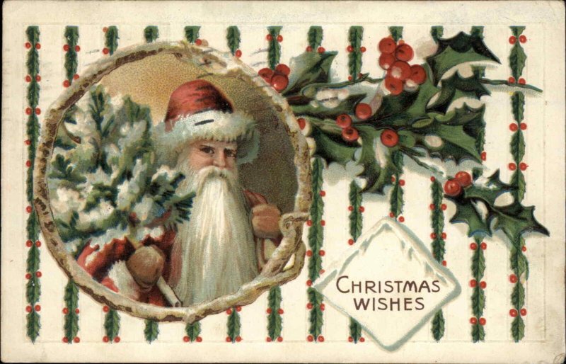 Holly Border Holiday Postcards