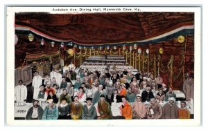 MAMMOTH CAVE, KY Kentucky ~Roadside Audubon Ave DINING HALL c1920s Cars Postcard