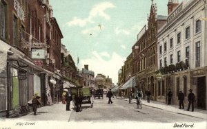 england, Bedfordshire, BEDFORD, High Street (1910s) Hartmann Postcard