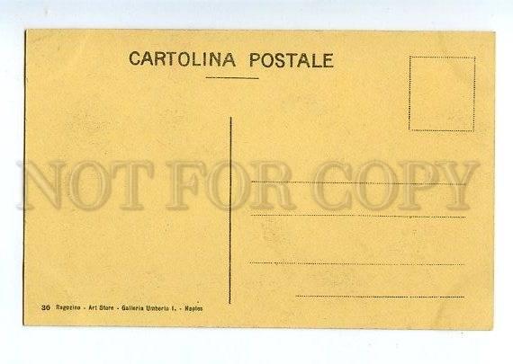 131463 ITALY NAPOLI Via Caracciolo La Rotonda Vintage postcard