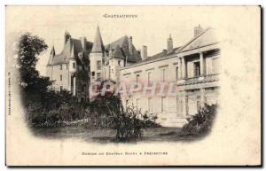 Postcard Chateauroux Old Dungeon Du Chateau Raoul and prefecture