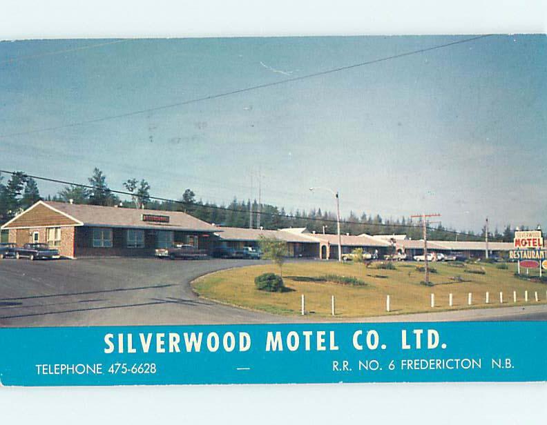 Pre-1980 SILVERWOOD MOTEL & RESTAURANT Fredericton New Brunswick NB o0702