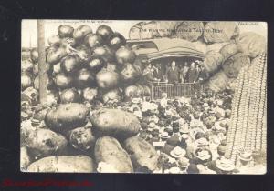 RPPC WH MARTIN EXAGGERATION FARMING PRESIDENT TAFT NEBRASKA 1915 POSTCARD
