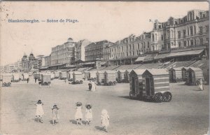 Belgium Postcard - Blankenberge, Scene De Plage, Children on Beach RS36840