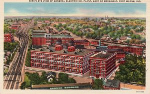 13184 Bird's Eye View General Electric Plant, Fort Wayne, Indiana