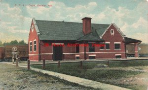 IN, Decatur, Indiana, G R & I Railroad Depot Station, Indiana News Pub No C10087