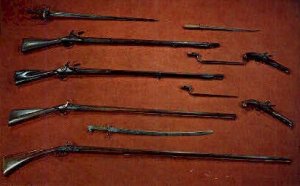 18th Century Muskets - Bennington, Vermont VT Postcard