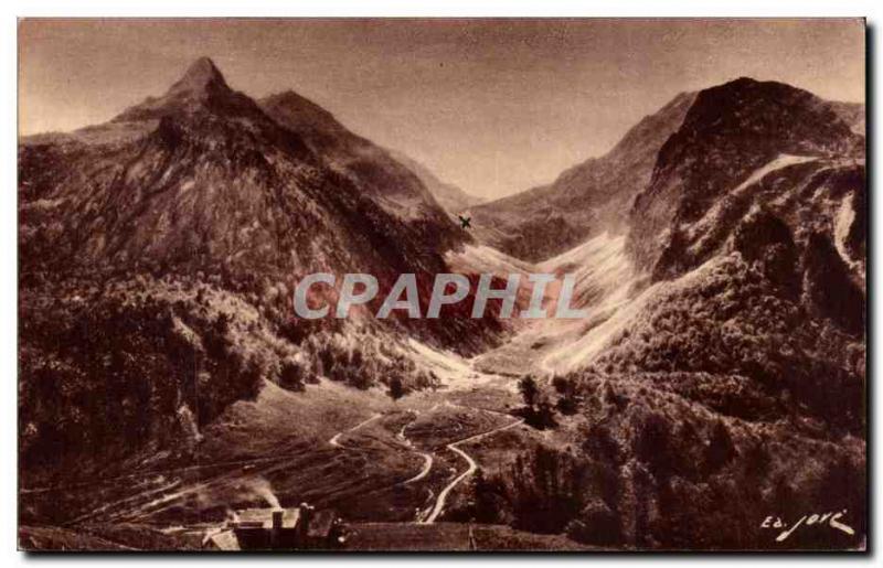 Old Postcard Luchon Superbagneres and around Venasque and peak Pike