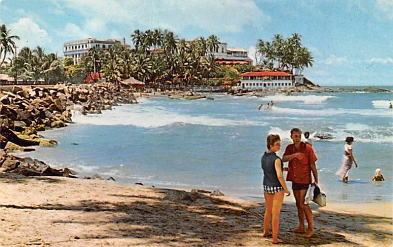 Surf Swept Bay Mount Lavinia Ceylon, Ceylan Unused 