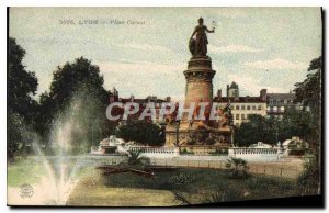 Old Postcard Lyon Place Carnot