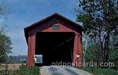 Greencastle, Putnam Co., IN USA Houck Bridge Unused 