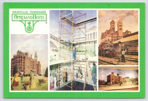 State View~Nashville TN~Opryland Hotel~Hand Painted Murals~Continental Postcard