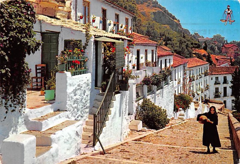 Subida a Gibralfaro Malaga Spain 1964 