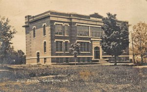 Groveton NH High School Real Photo Postcard