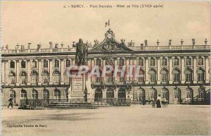 Postcard Old Place Stanislas Nancy Hotel de Ville