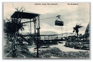 Caminho Aereo Pao d'Assucar Rio De Janeiro Brazil UNP DB Postcard L17