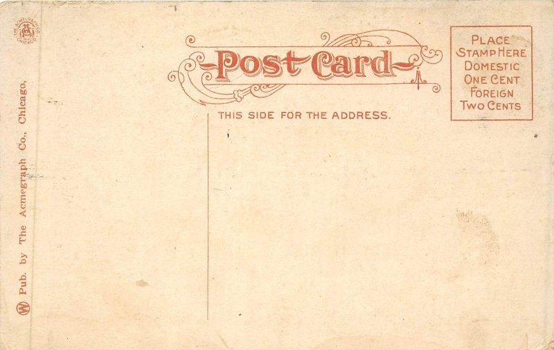 South Bend Indiana c1910 Postcard Campus Notre Dame