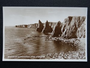 Scotland Caithness JOHN O'GROATS Stacks of Duncansbay c1930s RP Postcard by M&L