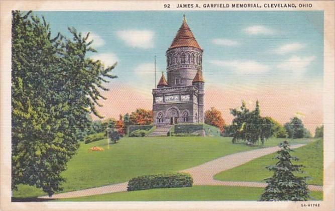 Ohio Cleveland James A Garfield Memorial Curteich