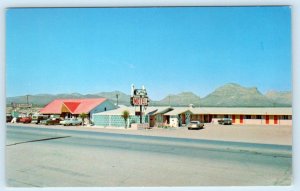 VAN HORN, Texas TX ~ Roadside 4 WINDS MOTEL Restaurant 1980 Postcard