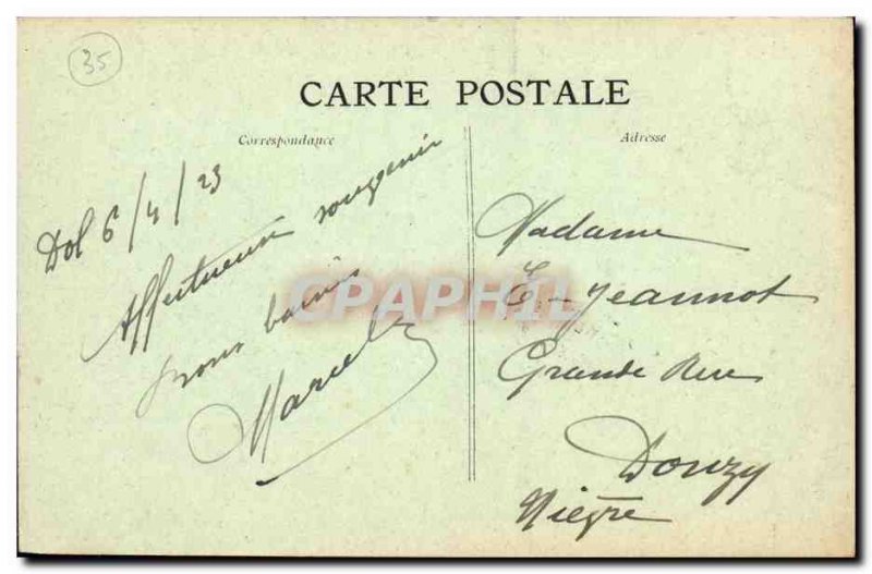 Old Postcard Dol de Bretagne La Cathedrale