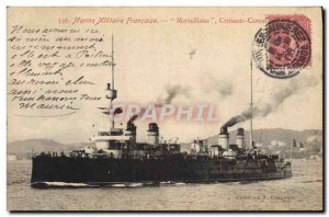 Old Postcard Boat Cruiser Marseillaise Corsaire