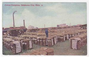 Cotton Compress Oklahoma City OK 1910c postcard