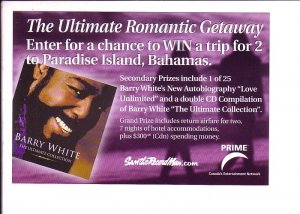 Barry White The Ultimate Collection Music Album. Advertising Sam the Record Man