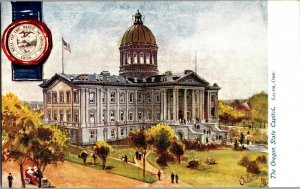 Tucks 2454 Oregon State Capitol Vintage Postcard J42
