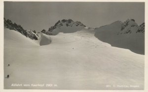 Mountaineering Austrian Alps Tyrol Tirol Kaarkopf ski area