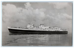 1949 MV Koningin Emma Zeeland Steamship Company Holland Netherlands Postcard