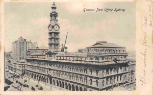 General Post Office Sydney NSW Australia 1905 postcard