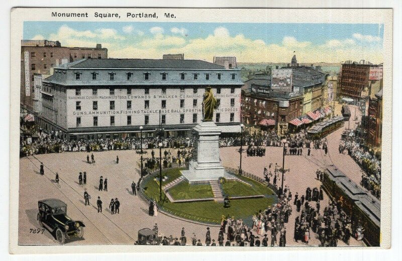 Portland, Me, Monument Square