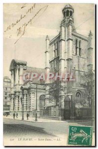 Old Postcard Le Havre Notre Dame