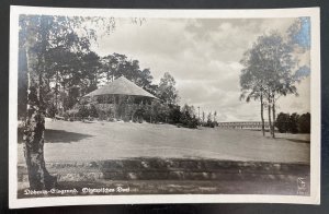 Mint Germany RPPC Postcard Berlin 1936 Olympic Games Village