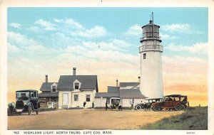 Highland Light, North Truro Cape Cod, Mass, USA Light House Writing On Back 