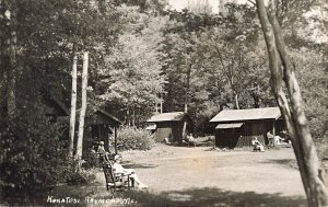 Raymond ME Camp Kokatosi Women's Getaway On Crescent Lake, Real Photo Postcard