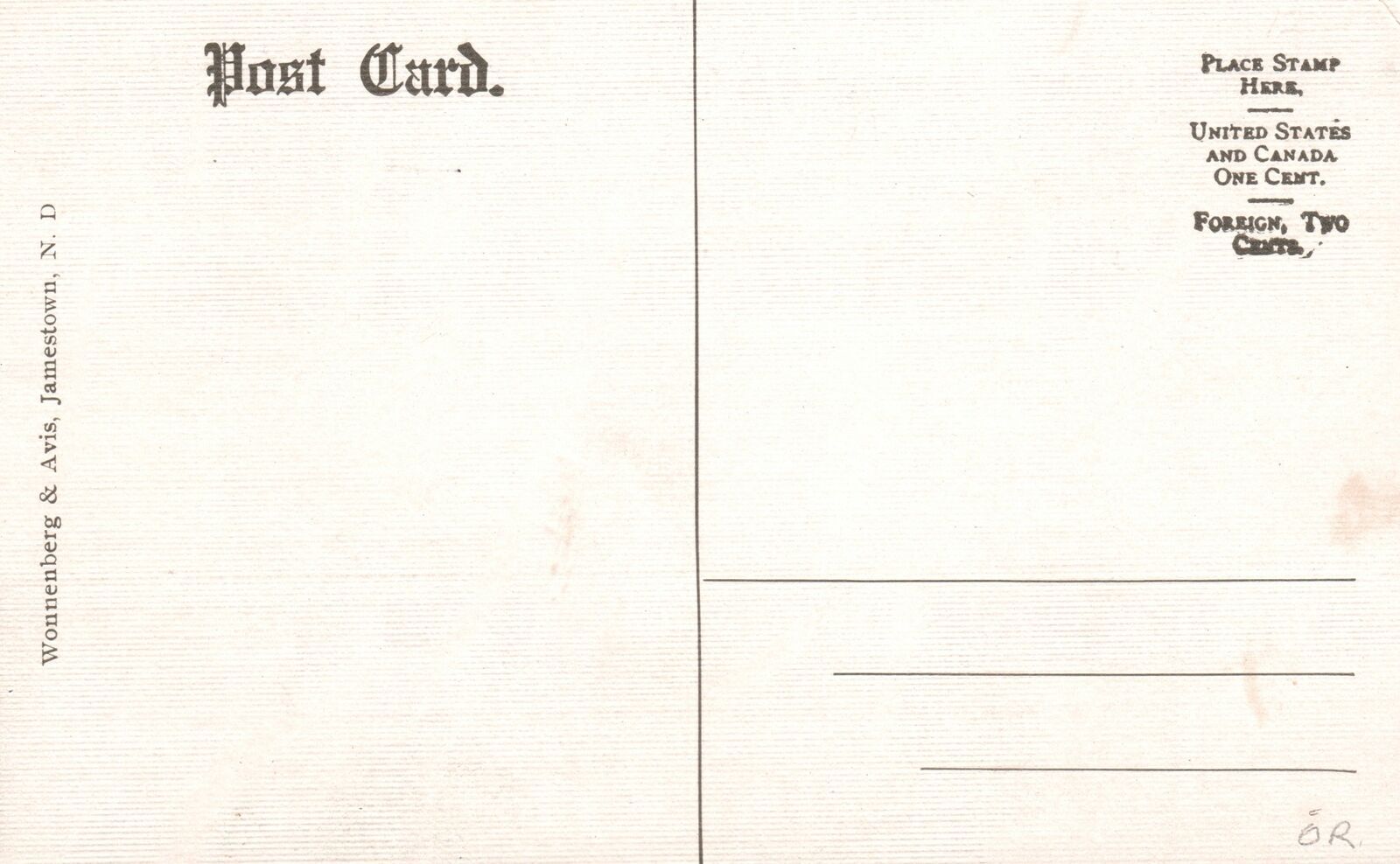 Vintage Postcard 1930's City Hall and Fire Department Jamestown North Dakota United States