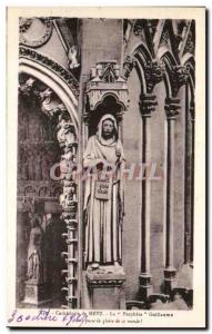 Old Postcard Cathedral of Metz The Prophet William