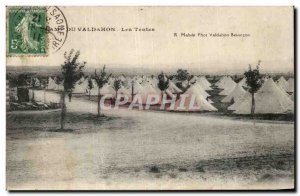 Old Postcard Valdahon Camp Tents