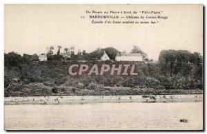 Bardouville - Chateau du Corset Red - Old Postcard