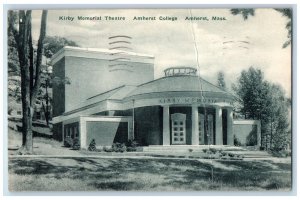 c1940's Kirby Memorial Theatre Amherst College Amherst Massachusetts MA Postcard