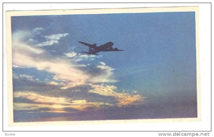 UNITED Airlines DC-6 Airplane , 1950s