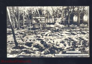 RPPC ST. AUGUSTINE FLORIDA ALLIGATOR PARK FARM VINTAGE REAL PHOTO POSTCARD