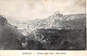 Subiaco Italy Birds Eye View Vintage Postcard JE359667