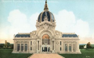 Vintage Postcard 1910s Rep. Argentina Pavilion Pan. Pac. Int. Expo San Francisco