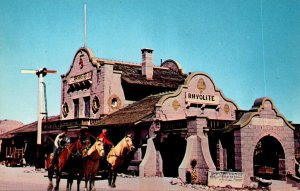 Nevada Rhyolite Historic Ghost Town Street Scene