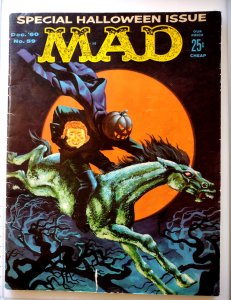 MAD Magazine Halloween Issue Headless Horseman Dec 1960 No 59 Lassie Parody