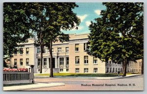 Memorial Hospital  Nashua  New Hampshire  Postcard